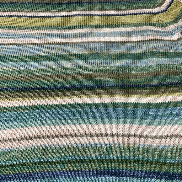 Heirloom Collection Mock Neck Multicolor Sweater Size XL - Picture 7 of 11